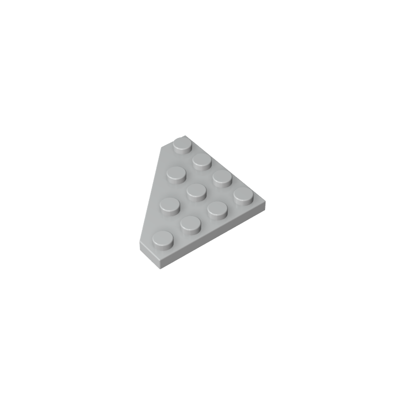 Wedge, Plate 4 x 4 Cut Corner