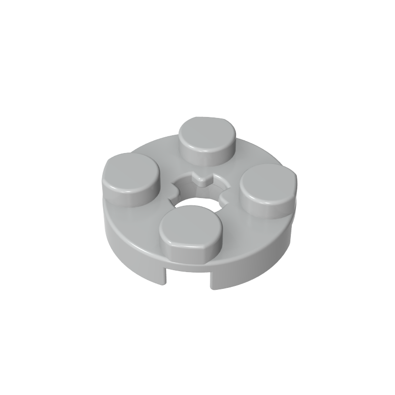 Plate 2 x 2 Round
